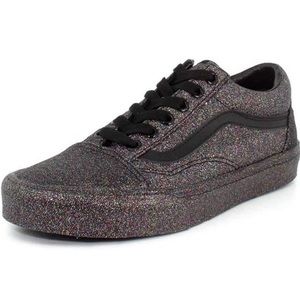 Vans Old Skool Black Glitter - Women’s size 6.5